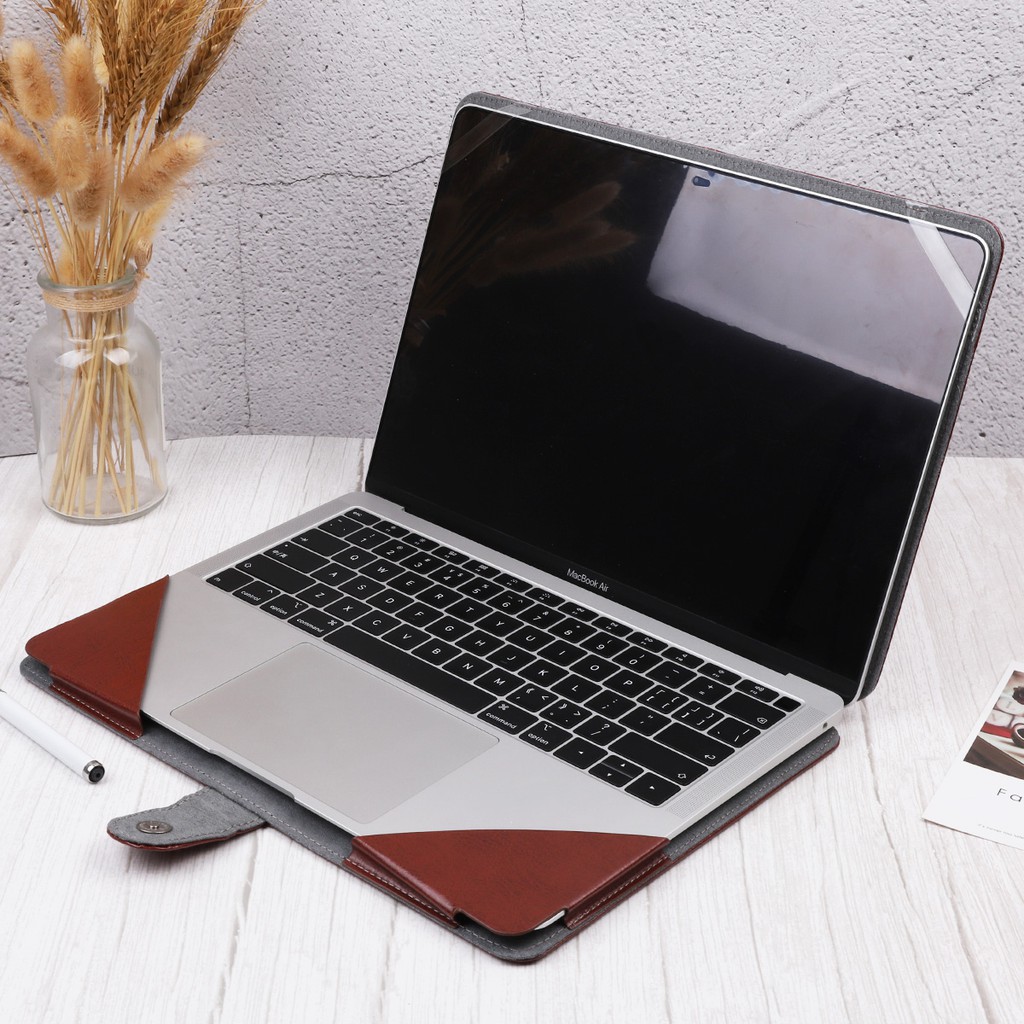 Bao Da Pu Kèm Bàn Phím Cho Macbook case for Air 13 A2179 2020 Pro 13 15 16 Inch A2141 A1932 A2159 A2289 A2251 M1 A2337 A2141