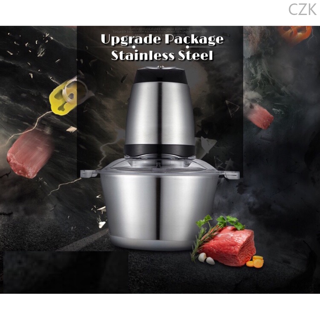 【CZK】Electric Meat Mincer Chopper Food Processor Hand Blender Mixer Meat Grinder