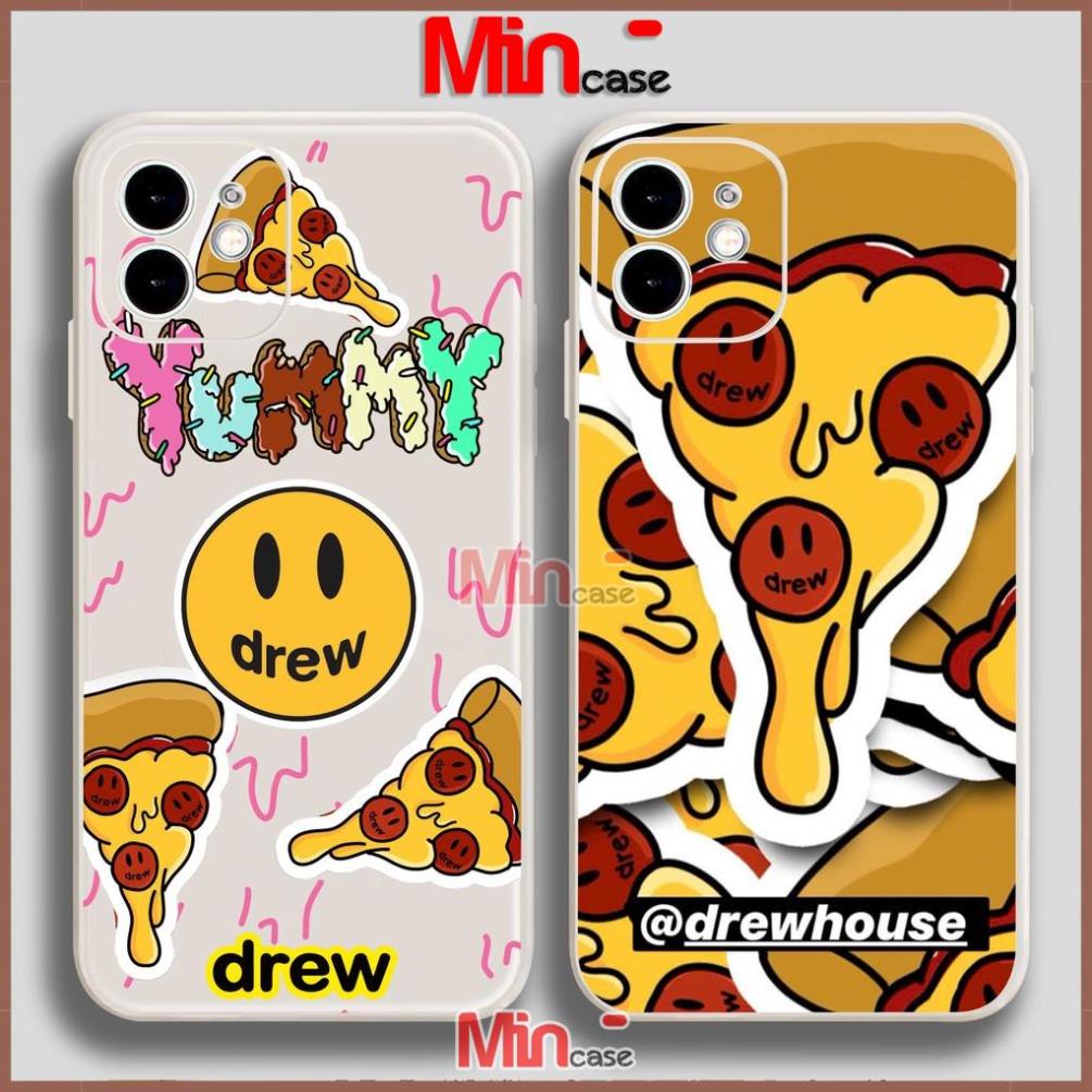 Ốp lưng iPhone Drew cạnh viền vuông silicon mềm dẻo cho iphone 6/6s/7/8/X/XS/XR/11/12/13 Pro Plus Max cute dễ thương đẹp