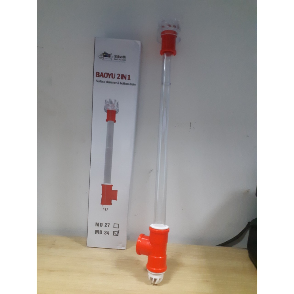Hút mặt hút đáy BAOYU 2 IN 1 MD27; MD34