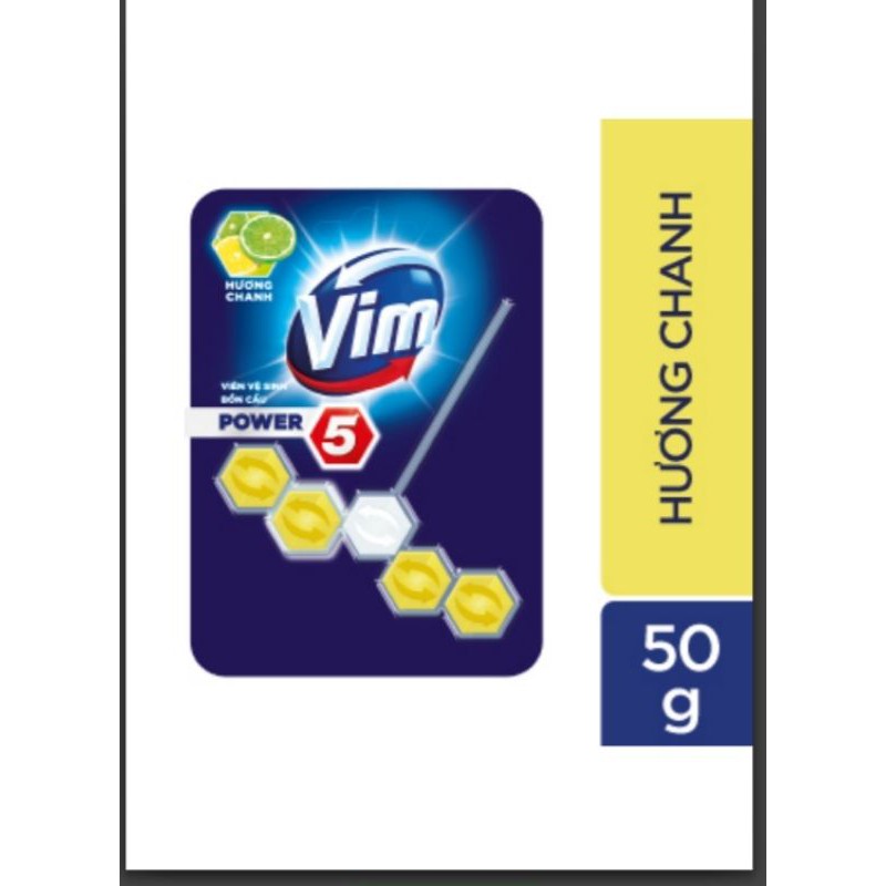 combo 3 vỉ viên tẩy bồn cầu Vim power 5 (55g)