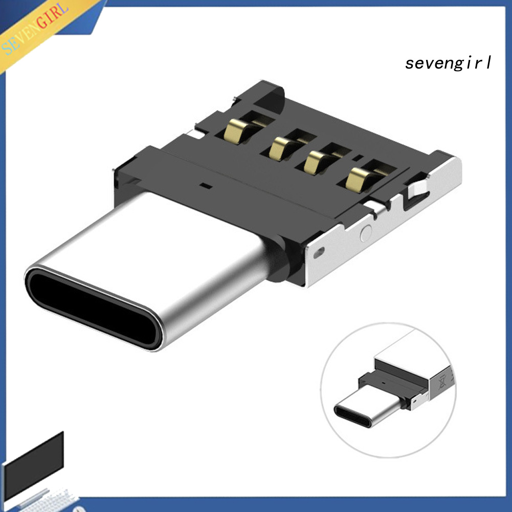 Đầu Chuyển Đổi Từ Giác Cắm Usb Sang Giác Cắm Type-C Tiện Dụng