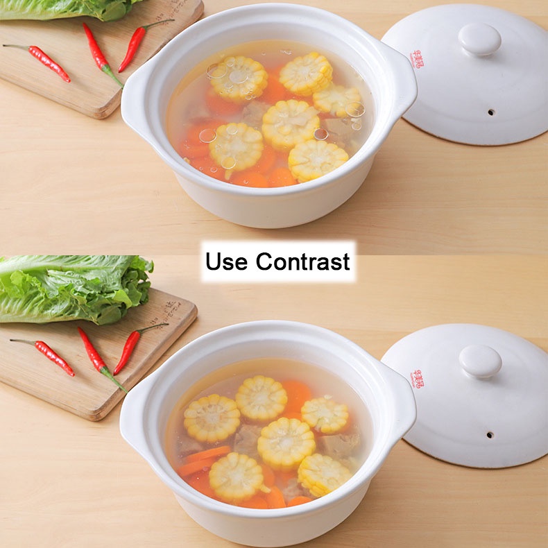 Set 12 giấy thấm dầu hình tròn màu trắng tiện dụng cho nhà bếp