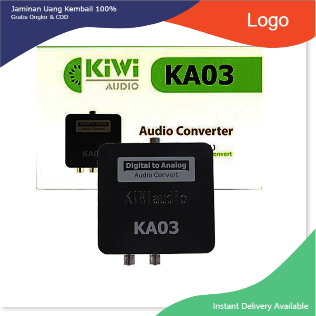 Bộ chuyển âm thanh TV 4K quang optical sang audio AV ra amply + Cáp optical Kiwi KA03 - Hàng chính hãng
