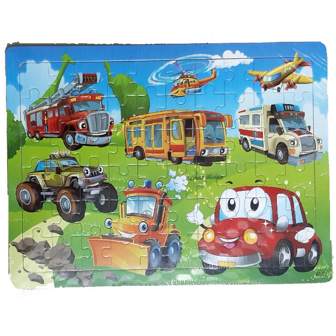 Tranh Ghép Hình Gỗ 40-60-80 Mảnh Bé Trai/Jigsaw Puzzle/Tranh Ghép Gỗ Cho Bé/Cứu Hộ, Phi Đội Bay/Tranh Ghép Cho Bé Từ 2+