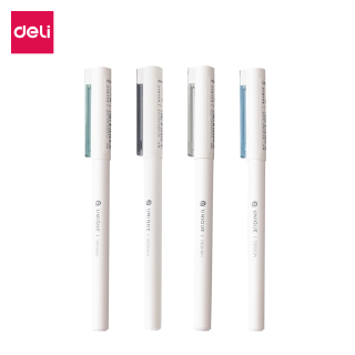 Bút Gel Deli A008 Ngòi 0.5mm Màu Đen Cao Cấp