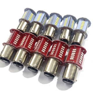 Đèn Hậu T15 Led nHáy Đuổi kiểu audi Gắn Xe Máy