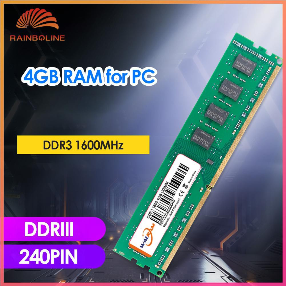 Bảng Mạch Lưu Trữ 240 Pin 4gb Ddr3 Ddriii 1600mhz Cho Máy Tính Bàn