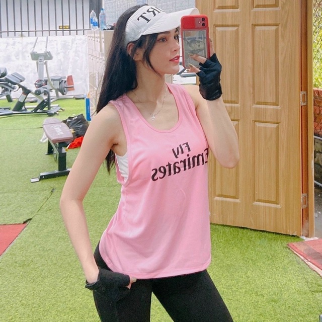 Áo tanktop dây đan tập gym, thể thao, yoga