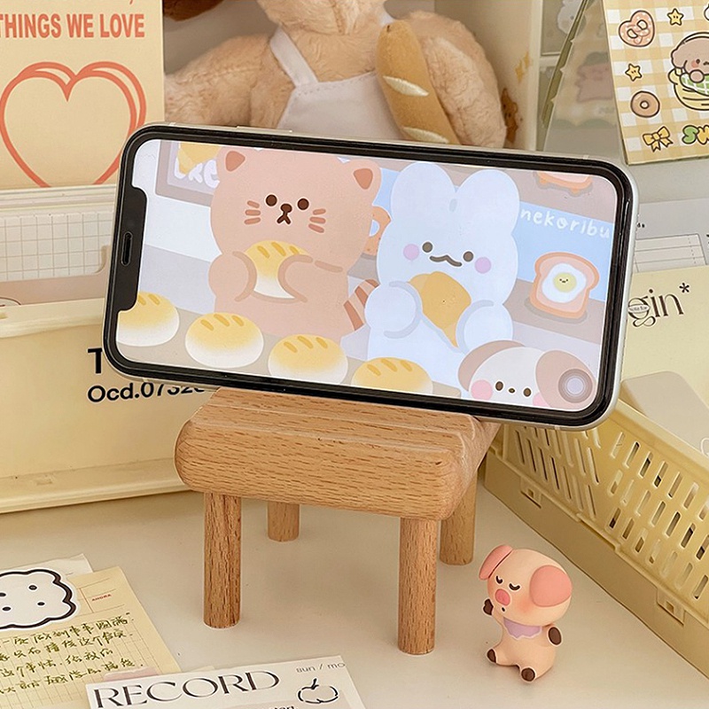 Giá Đỡ Điện Thoại Hình Ghế Ngồi Sáng Tạo Đa Năng Trang Trí Bàn Làm Việc