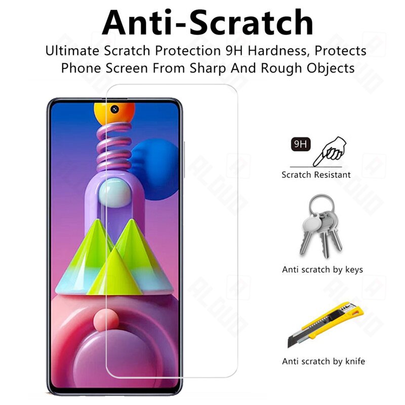 Kính cường lực bảo vệ màn hình 2 trong 1 cao cấp cho Samsung Galaxy M51