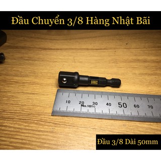 Đầu Chuyển DeWalt mở Bulong Trung 3/8 Dài 50mm