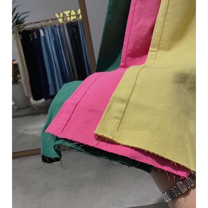 Quần Ống Rộng Lưng Cao Lai Cắt Sofm (SM3)