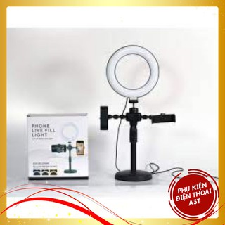 Đèn livestream để bàn, gậy livestream có đèn hỗ trợ, quay tiktok, bán hàng, make up, chụp hình