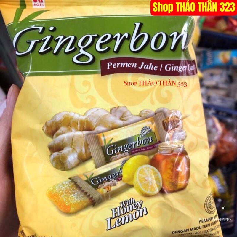 Kẹo Gừng Dẻo Gingerbon 125g (31 Viên)