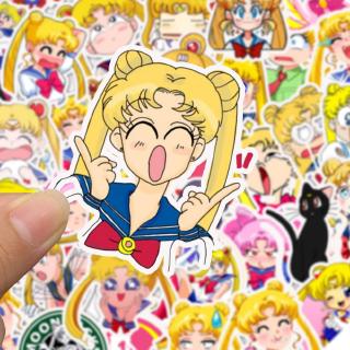 Set 50 Unique Sailor Moon Decorative Stickers