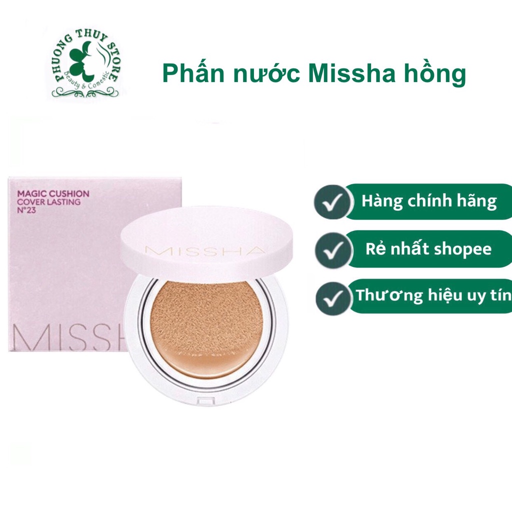 Phấn Nước Che Phủ Tốt, Lâu Trôi Missha Magic Cushion ( Bản vỏ hồng)