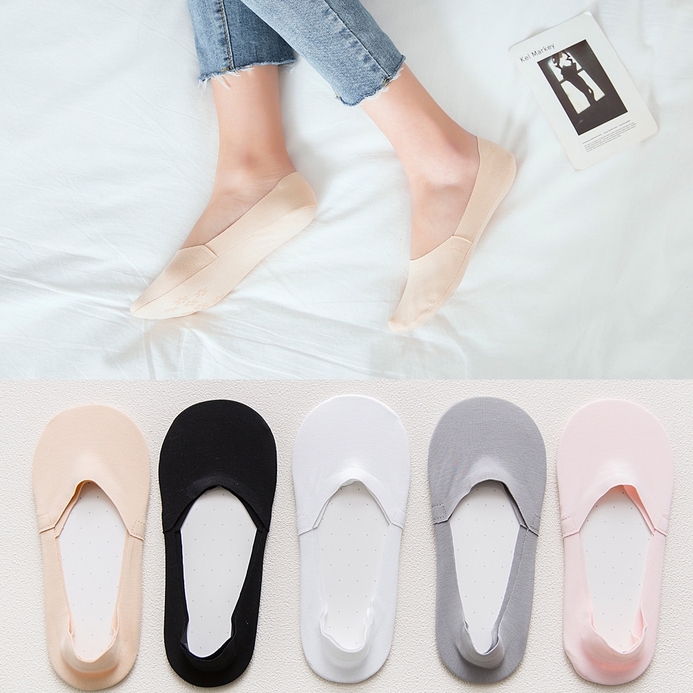 Vớ cotton cổ ngắn mùa hè cho nữ