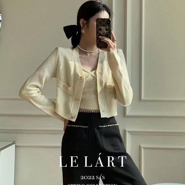 Áo dệt kim SUXI tay dài màu sắc ngọt ngào phong cách Hàn Quốc thời trang mùa thu cho nữ