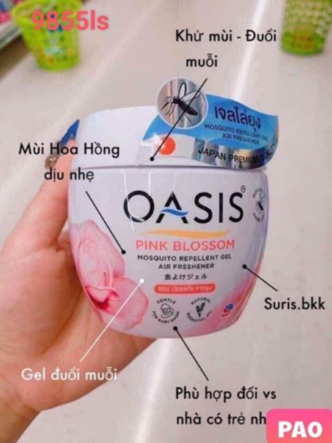 SÁP ĐUỔI MUỖI, THƠM PHÒNG OASIS