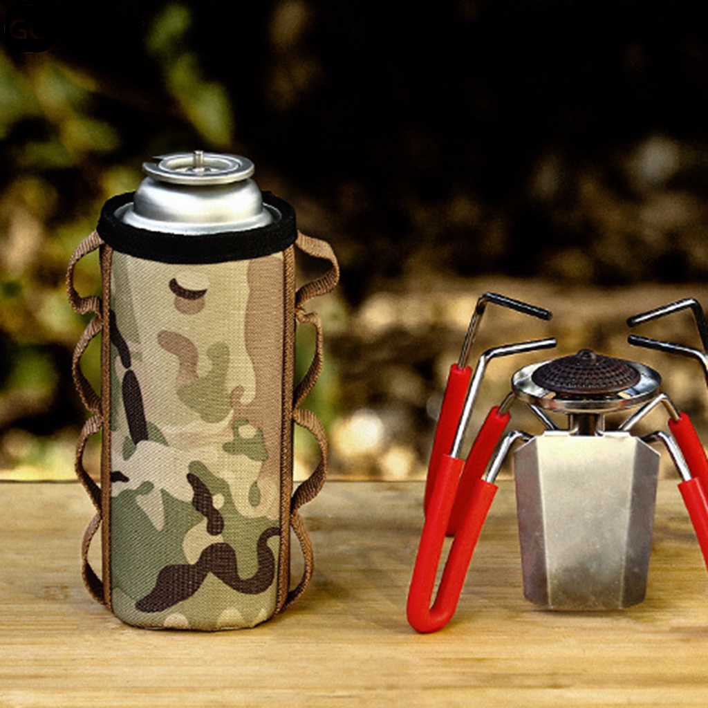 Vỏ bọc bình gas mini bằng vải oxford họa tiết rằn ri cho hoạt động ngoài trời