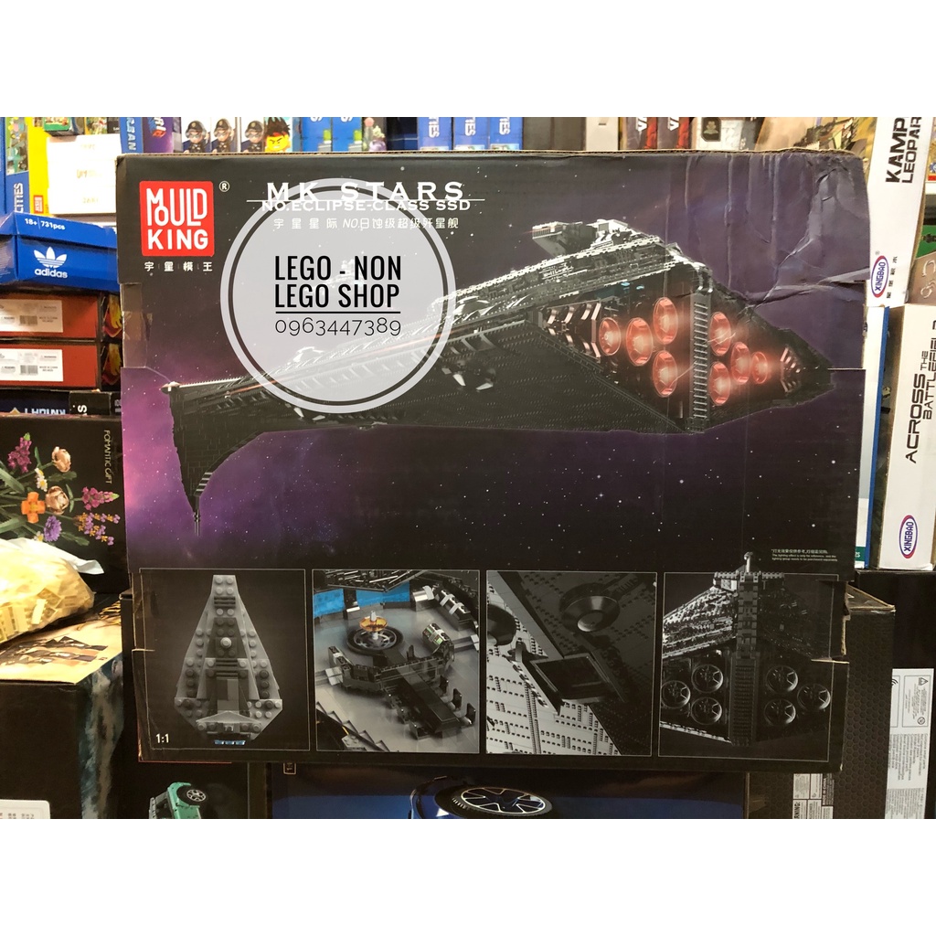Star Wars - Mould King 21004 ( Xếp Hình Siêu Phi Thuyền Super Star Destroyer Class Dreadnought 10368 mảnh