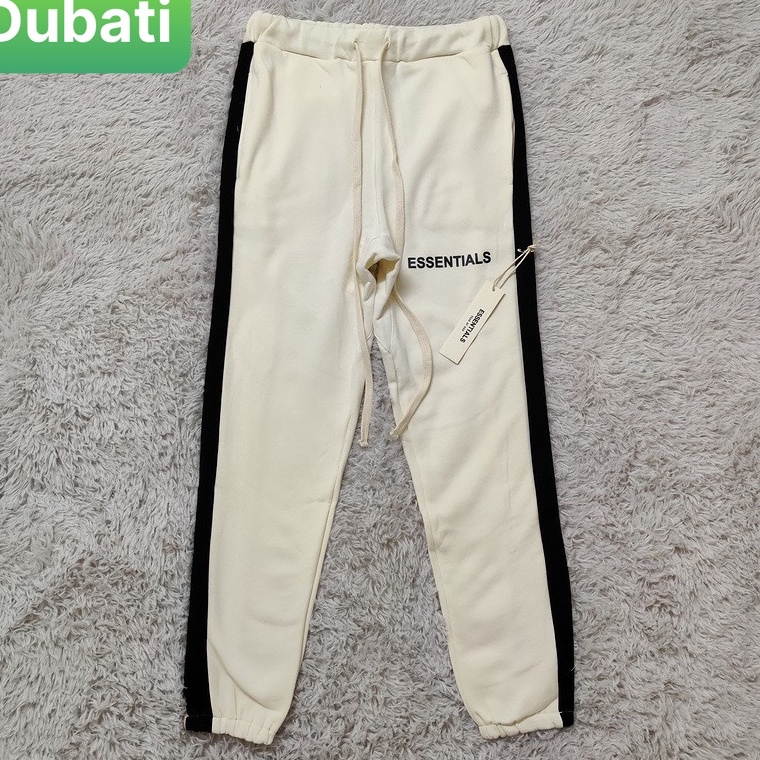 QUẦN JOGGER ESSENTIALS ỐNG RỘNG NAM NỮ CÓ BO 3 MÀU PHONG CÁCH HÀN QUỐC XỊN SÒ - DUBATI FASHION