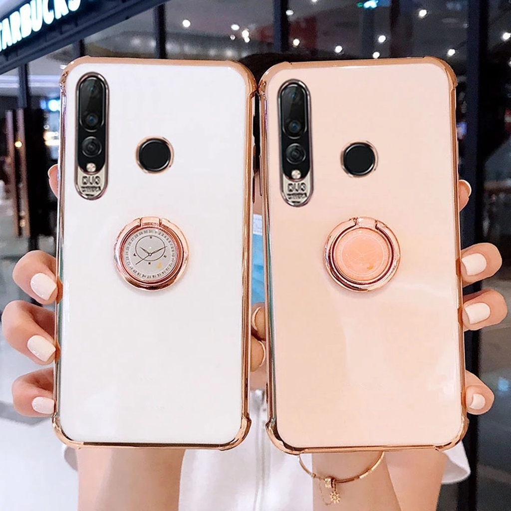 Ốp điện thoại có nhẫn đeo mạ điện sang trọng cho iPhone 12 Mini Pro 11 X Xs Xr Max 7 8 plus SE20