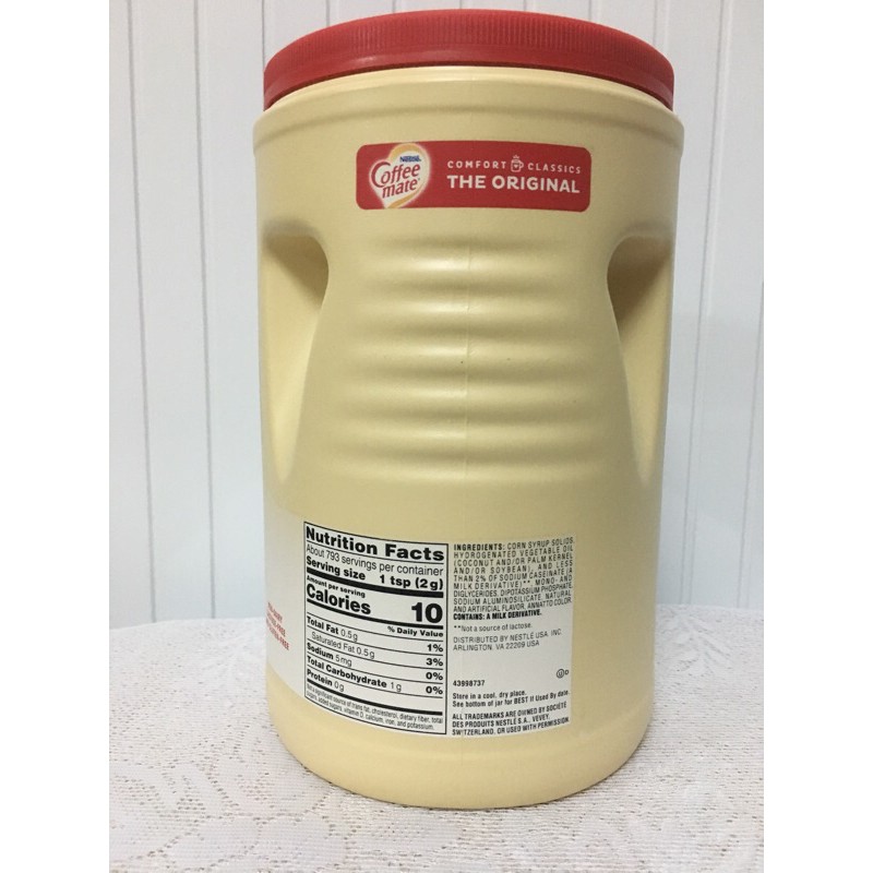 Bột kem cà phê sữa Coffee mate Nestle(1.5kg)Mỹ