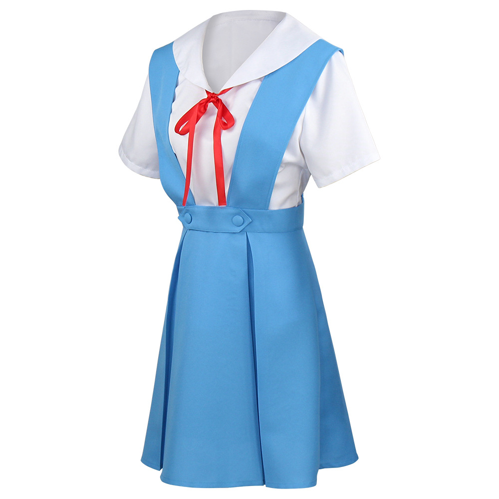 Set đồ hóa trang nhân vật nữ sinh phong cách Nhật Bản trong anime Asuka Langley Soryu Tokyo Ayanami Rei