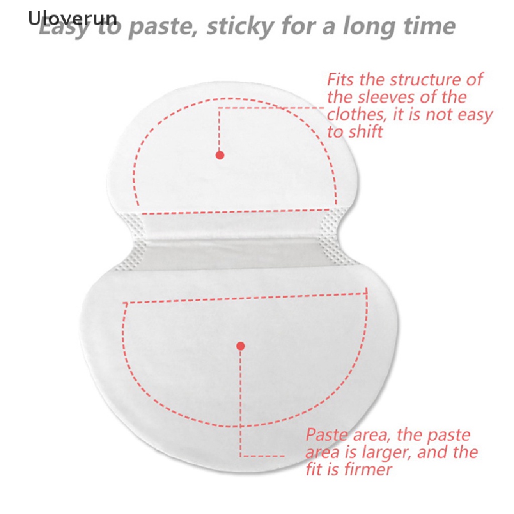 Set 40 Miếng Dán Thấm Hút Mồ Hôi Nách Có Thể Tái Sử Dụng Dành Cho Nữ