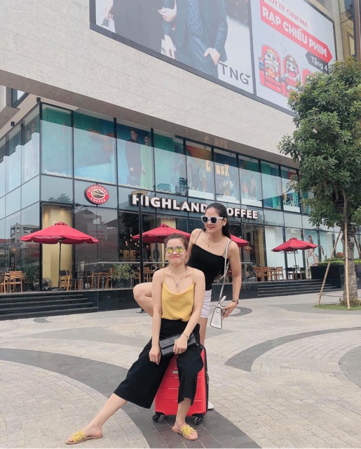 SẴN - Áo hai mặt 2IN1 cổ yếm+hai dây-halterneck+camisole (designedbyChấm)