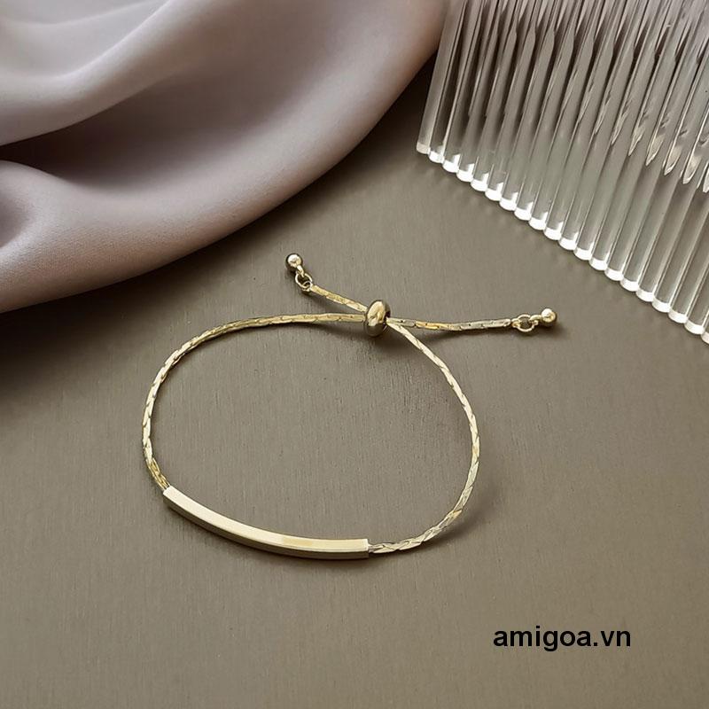 ✨✨Vòng đeo tay có thể điều chỉnh kích thước đơn giản xinh xắn dành cho nữ