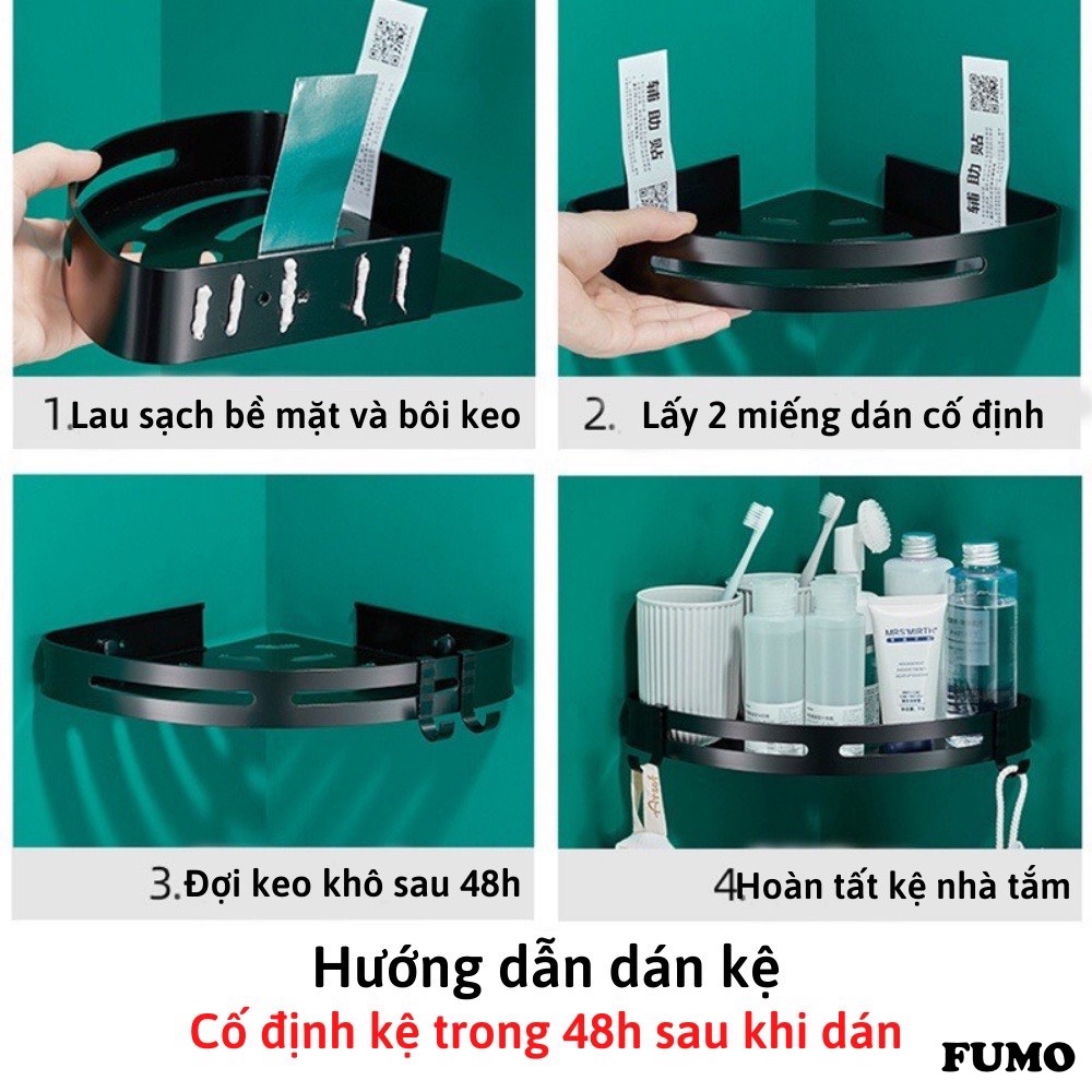 Kệ góc tường nhà tắm cao cấp, kệ để đổ đa năng cho nhà bếp, nhà tắm HH014