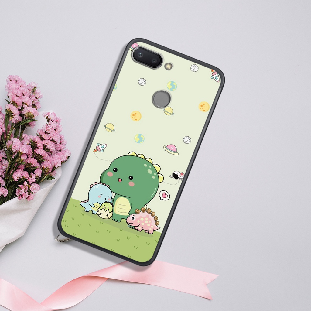[HOT]ỐP XIAOMI REDMI 4A - 5A - REDMI 6 - 6A - MI 8 LITE  , IN HÌNH KHỦNG LONG CHIBI SIÊU DỄ THƯƠNG.