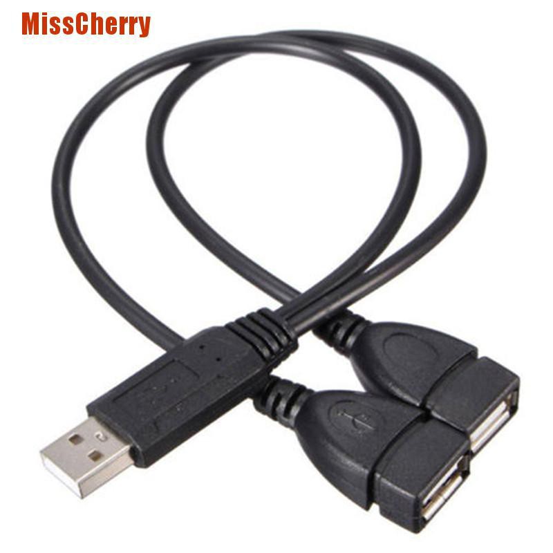 Dây Cáp Chuyển Đổi Usb 2.0 A Male Sang 2 Cổng Female