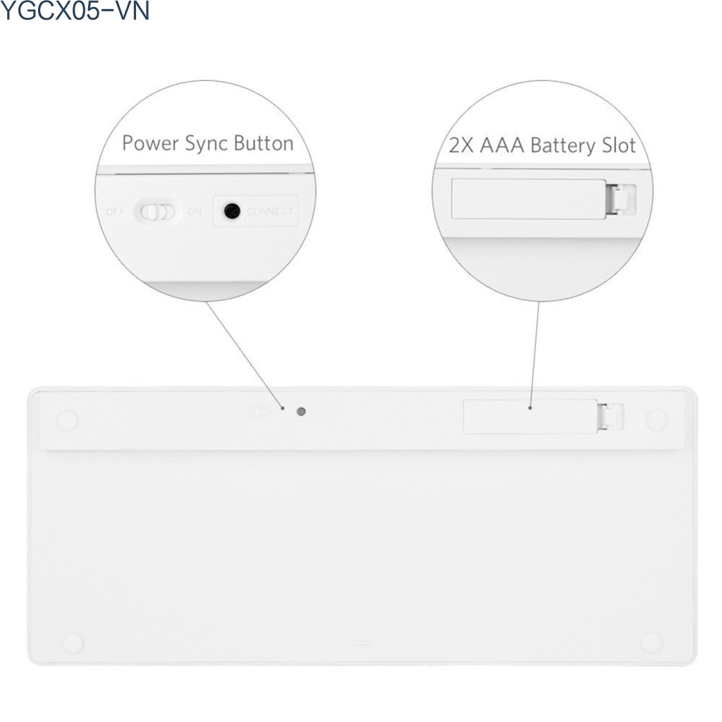 Bàn Phím Bluetooth 3.0 Không Dây Phù Hợp Cho Ios, Android, Windows, Hệ Thống Điện Thoại Di Động | BigBuy360 - bigbuy360.vn