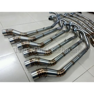 Cổ pô 2 khúc 304 xịn gắn mọi loại lon pô mọi loại xe