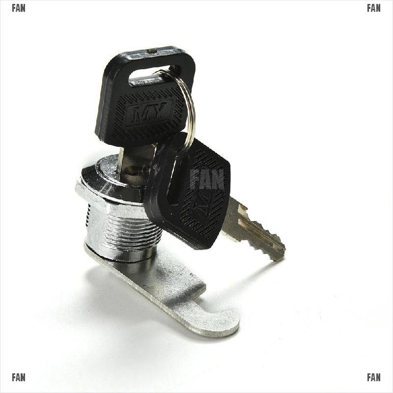 Khoá tủ quần áo kích thước 16mm 20mm 25mm 30mm kèm 2 chìa khoá tiện dụng