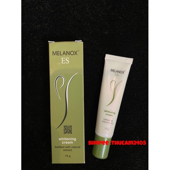 kem Melanox ES trắng da Dùng sau liệu trình hydroquinone 15g.