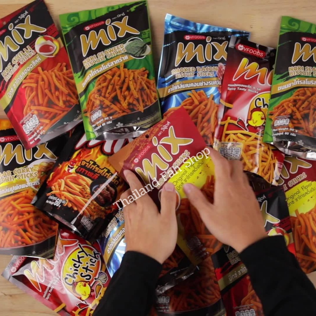 🔥🔥 Siêuuuuuuu nhon =>>> Bánh que Mix Thái Lan giòn ngon gói 60g