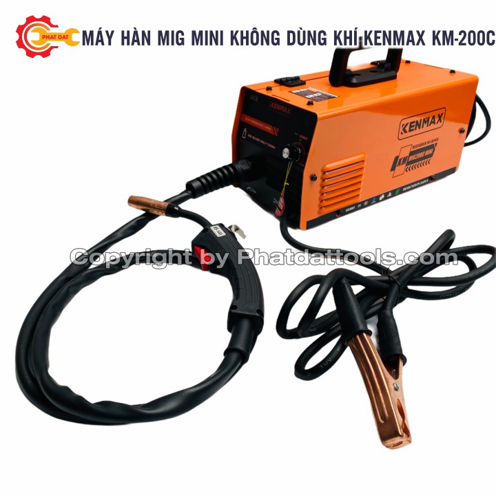 Máy hàn chuyên Mig mini không dùng khí KENMAX 200C-Đầy đủ phụ kiện-Bảo hành 12 tháng