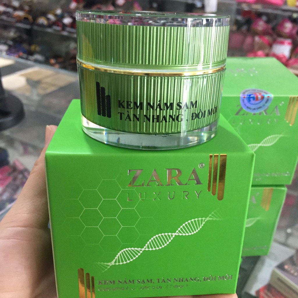 [ĐỦ LOẠI, BÁN SỈ] kem dưỡng da zara luxury 20g nám, sạm, tàn nhang, đồi mồi, giá bao bì 418k