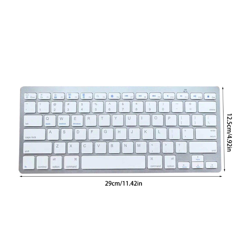 Bàn phím bluetooth không dây tiếng Nga / Tây Ban Nha / Hàn Quốc / Anh dành cho laptop / máy tính bảng / điện thoại
