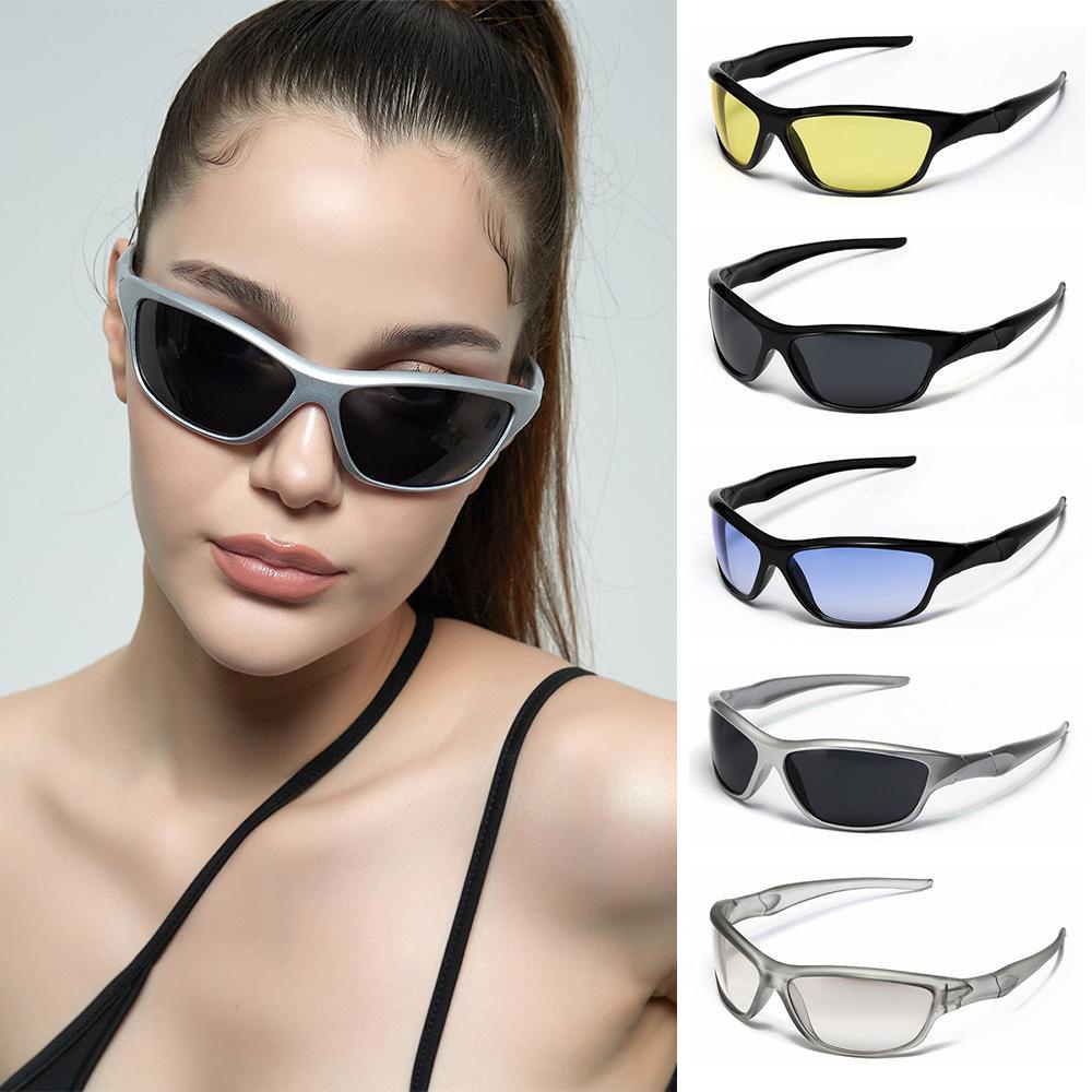 Fashion Y2K Sunglasse Oval Shades Outdoor Sports Sunglasses