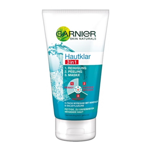[Chính hãng]Sữa Rửa Mặt Ganier 3in1- Nội địa Nga 100%