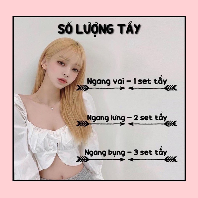 ( TẶNG OXY DƯỠNG ) TẨY TÓC