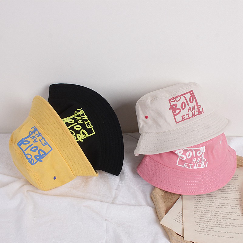 Mũ bucket màu sắc ngọt ngào cho bé