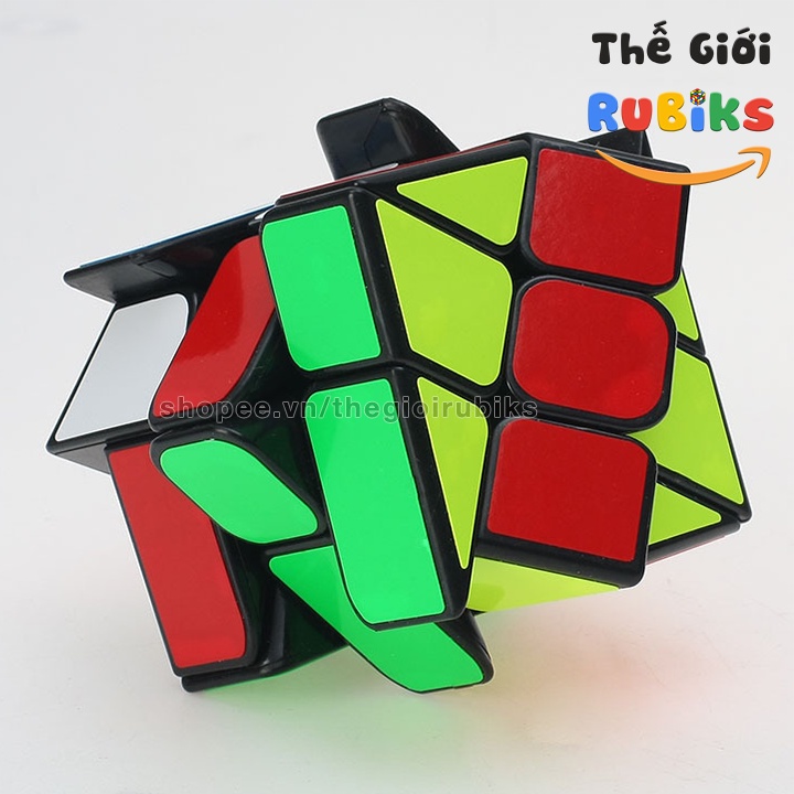 Rubik Windmill 3x3 Magic Cube YJ Viền Đen - Rubic Biến Thể 6 Mặt.