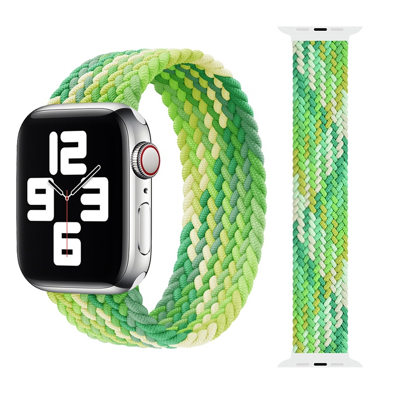 Dây đeo đồng hồ bằng nylon đàn hồi thích hợp cho iWatch 44mm 40mm 42mm 38mm 44 mm iWatch dòng SE 7654321